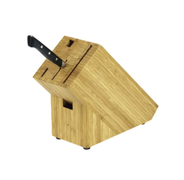 持続可能な洗練: 竹製ナイフブロックでキッチンを変える